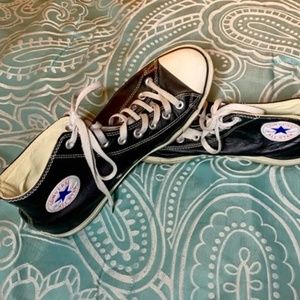Men’s Leather Converse Hi-Tops